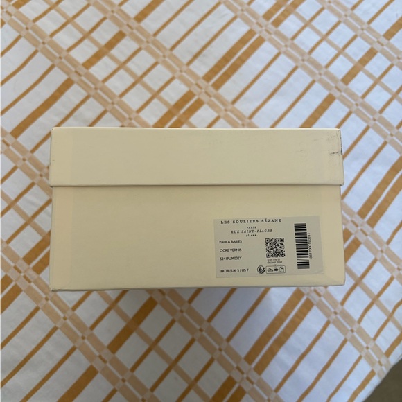 Sezane paula babies - Mary Jane low heeled shoes - ochre size 7 new in box - Picture 3 of 3